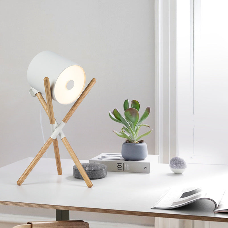 Modern And Simple Black Walnut Color LED