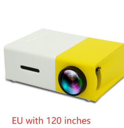 Proyector portátil 3D Hd Led cine en casa cine compatible con HDMI proyector de Audio Usb Yg300 Mini proyector