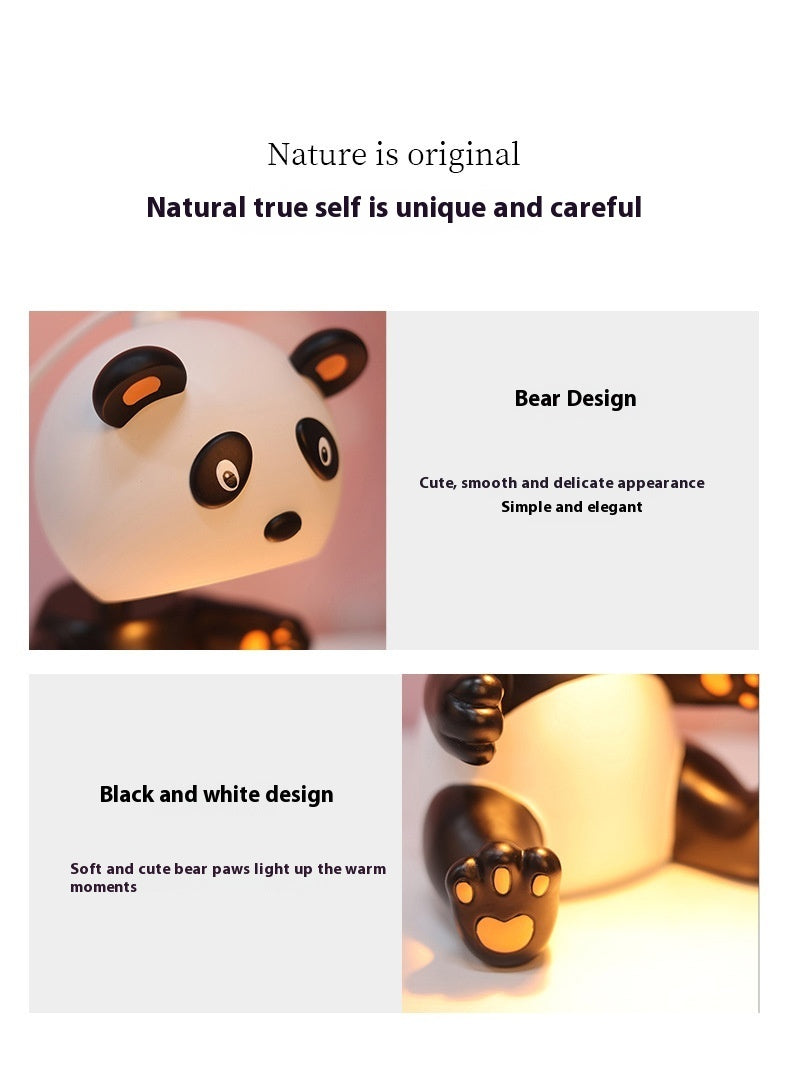 Lampe de table en cire d'aromathérapie Panda