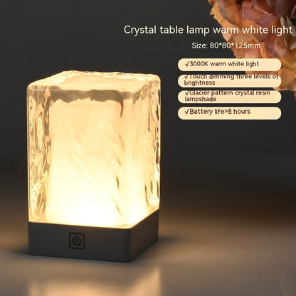 Lampe en cristal atmosphère Simple bureau veilleuse tactile décor à la maison