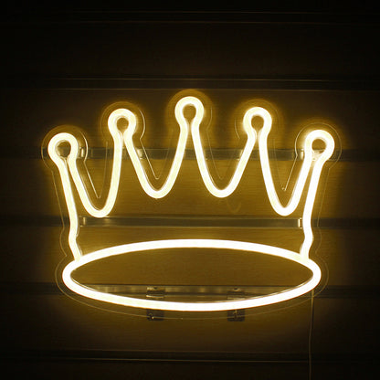 Net Celebrity Atmosphere Glow Crown Neon