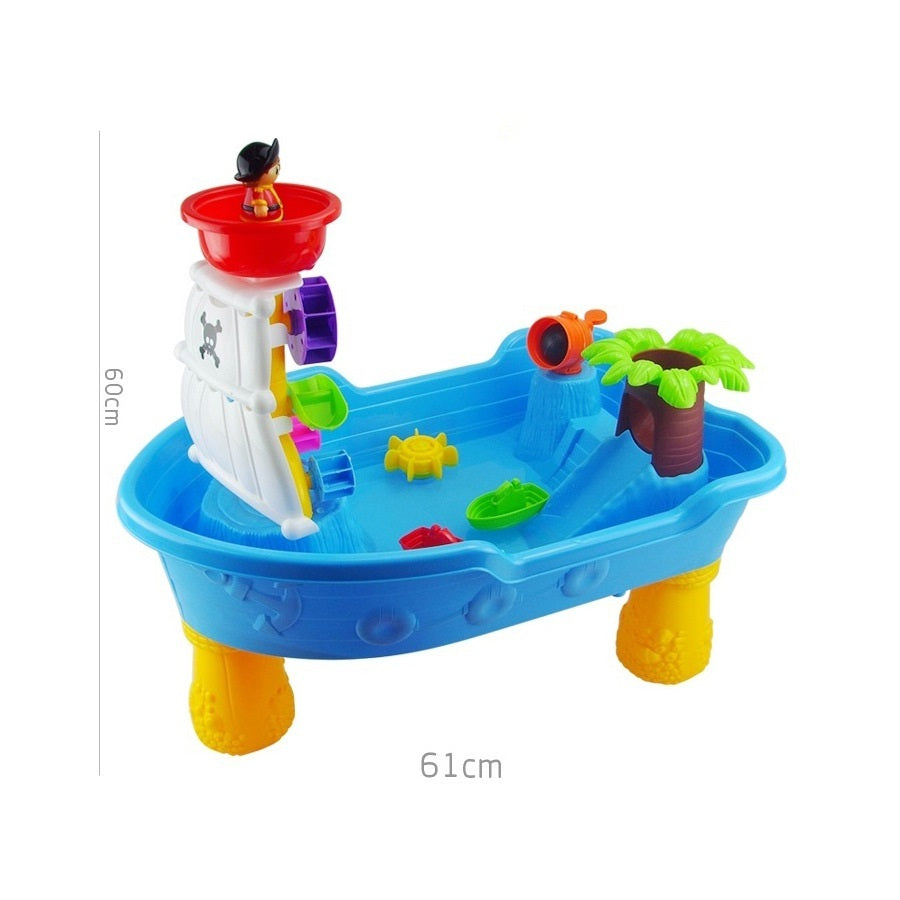 Costume de jouet de plage pour enfants, bateau de Pirate, jeu de sable, Table de jeu d'eau