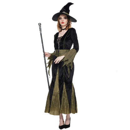 Ropa de cosplay de bruja malvada de Halloween