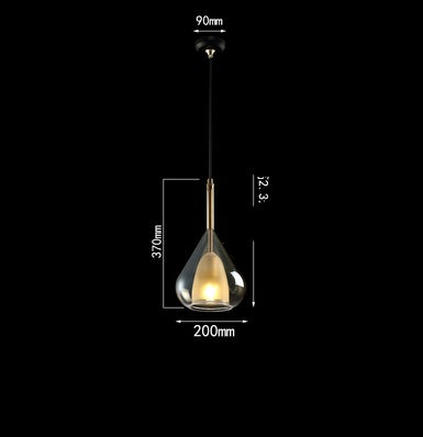 Candelabro de cabecera para comedor en casa, diseño Original minimalista nórdico moderno