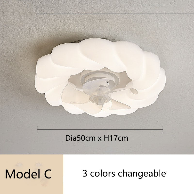 Lumière de ventilateur silencieuse de plafond de LED de chambre à coucher