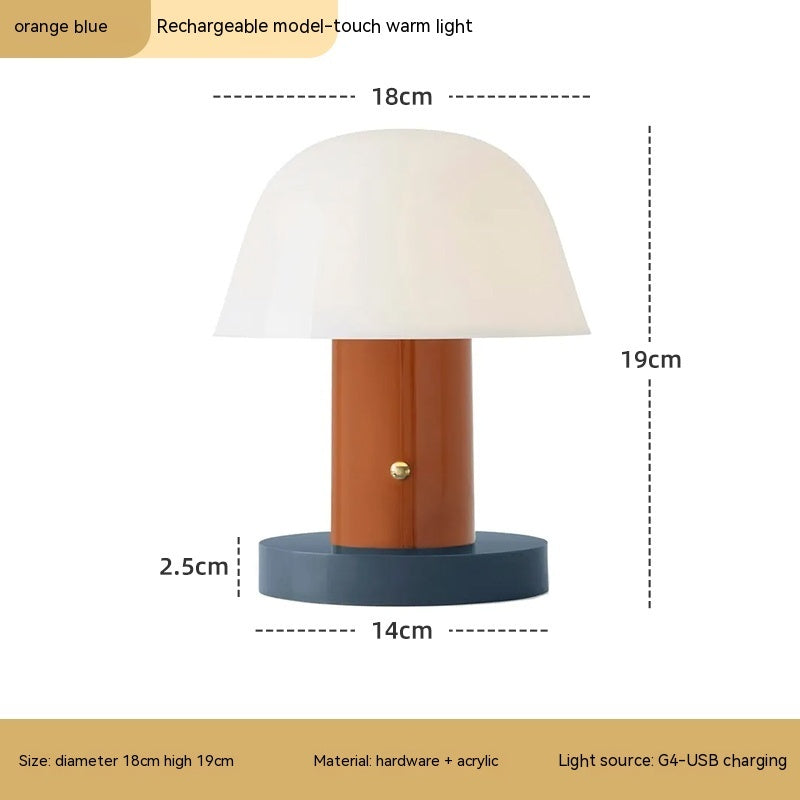 Charging Wireless Touch Table Lamp Bedside Ambience Light