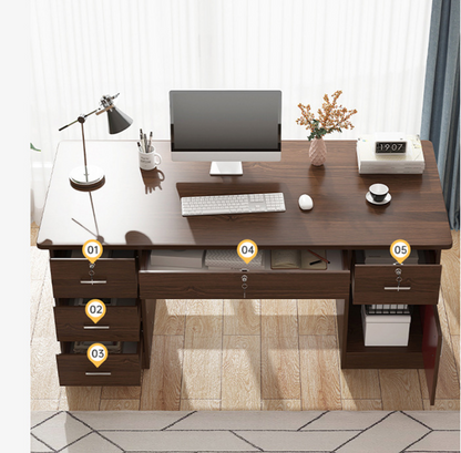 Table de bureau Simple et moderne, bureau à domicile, chambre d'étudiant intégrée