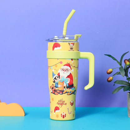 Grande tasse à glace de Noël en acier inoxydable 304 de 40 oz de grande capacité