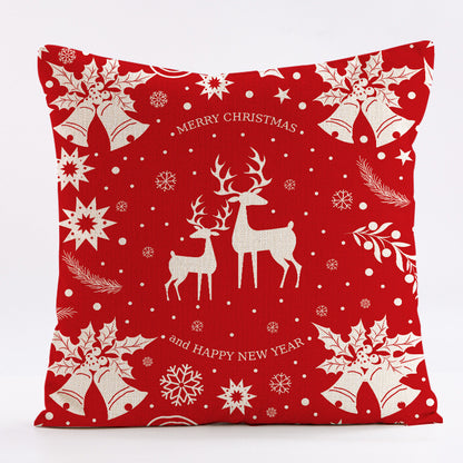 Home Fashion Simple Christmas Pillow Cover