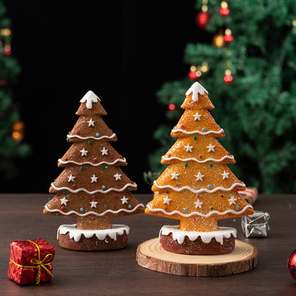 Ginger Cake Tree Model Christmas Scene Decorations