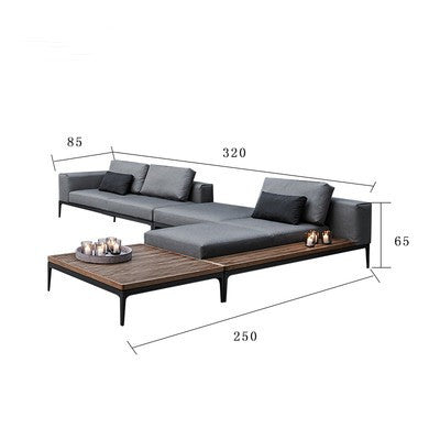 Jianyue Industry Outdoor Sofa Villa Leisure Club