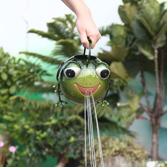 Creative Cartoon Iron Frog Watering Pot Creative Home Decoration