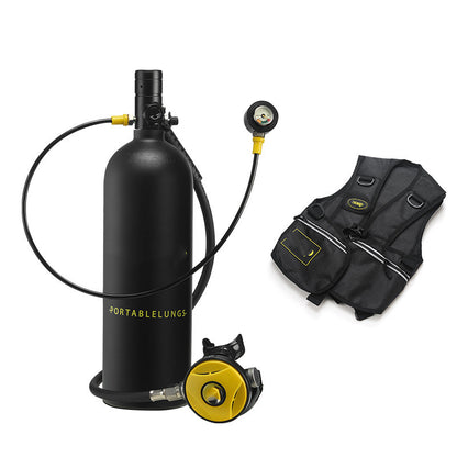 Respirador de buceo X5000Pro2L equipado con portátil