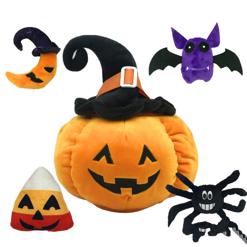 Nuevo sombrero de Halloween, almohada de calabaza, juguete de peluche