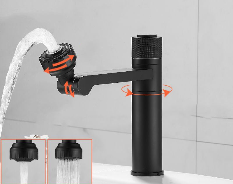 Basin Faucet All Copper Basin Hot And Cold Faucet Wash Basin Bathroom Basin Rotatable Shower Nozzle Multi-function