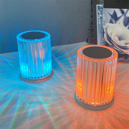 Lámpara de cristal Lámpara de mesa Atmósfera Línea creativa Lámpara de noche pequeña Luces LED