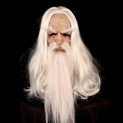 Old Man Latex Mask Headgear Halloween Mask