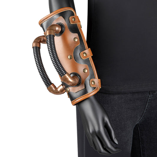 Brazalete retro medieval steampunk de Halloween