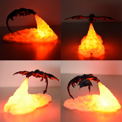 LED Rechargeable Table Lamp Gift Magic Dragon