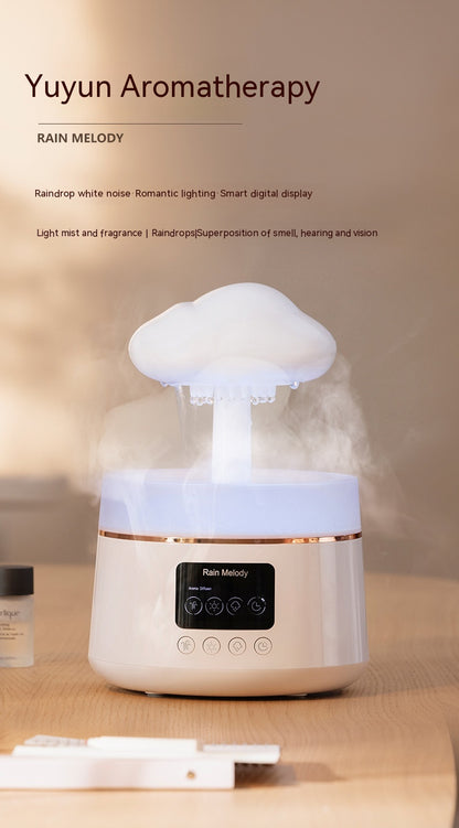 Rain Rhyme Seven-color Ambience Light Clouds Rain Aroma Diffuser