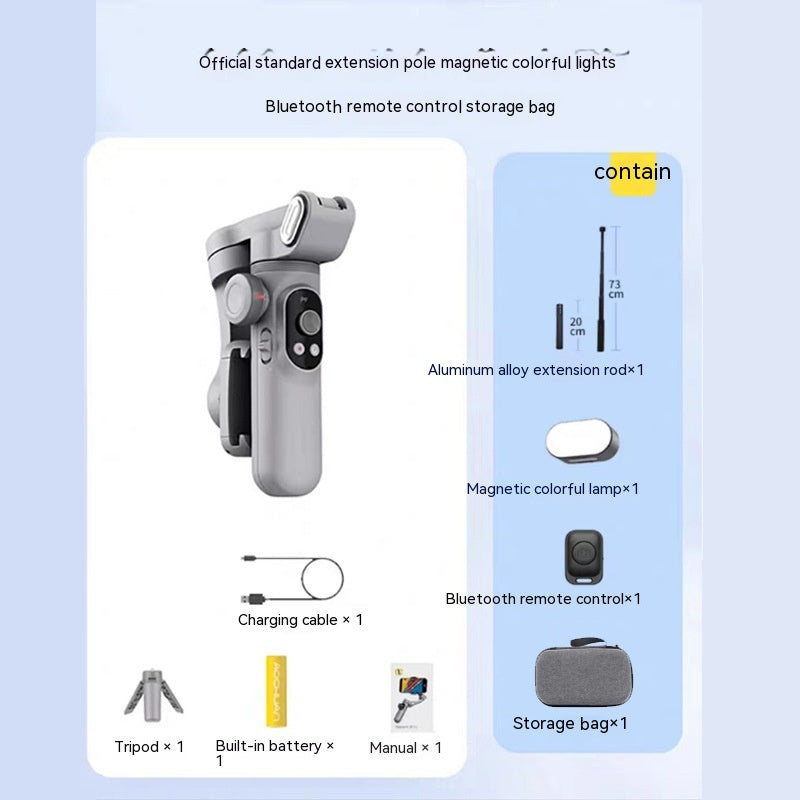 Stabilisateur PTZ mobile Pro Anti-secousse intelligent à trois axes