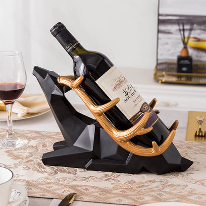 Nordic Light Luxury Wine Rack Deer Decoration Creative Wine Cabinet Dining Table Decoration