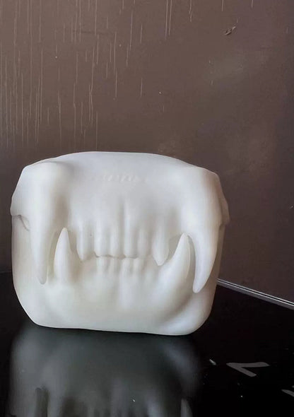 Étui pour écouteurs sans fil Creative Teeth, étui en silicone horrible pour Halloween avec porte-clés