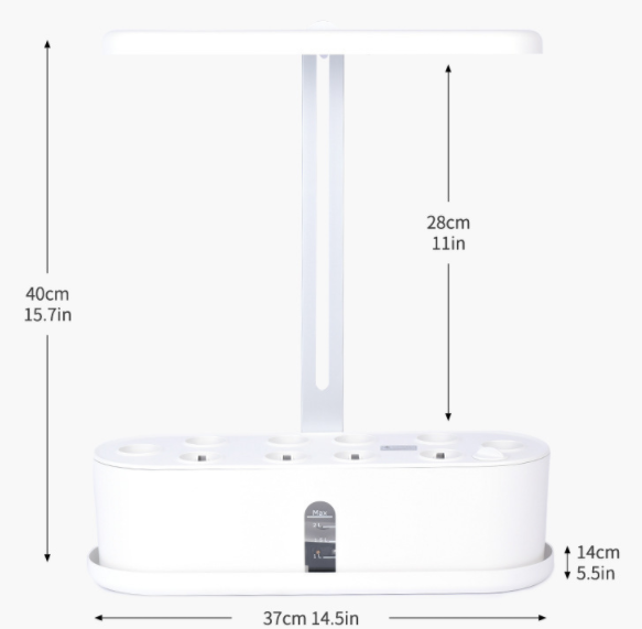 Lampe de croissance de plantes hydroponique intelligente personnalisée à spectre complet