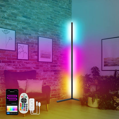 Lampe d'ambiance d'angle Symphony Bluetooth RGB Floor Graffiti Smart APP