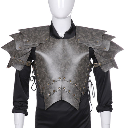 Armure en cuir PU pour accessoires de scène d'Halloween