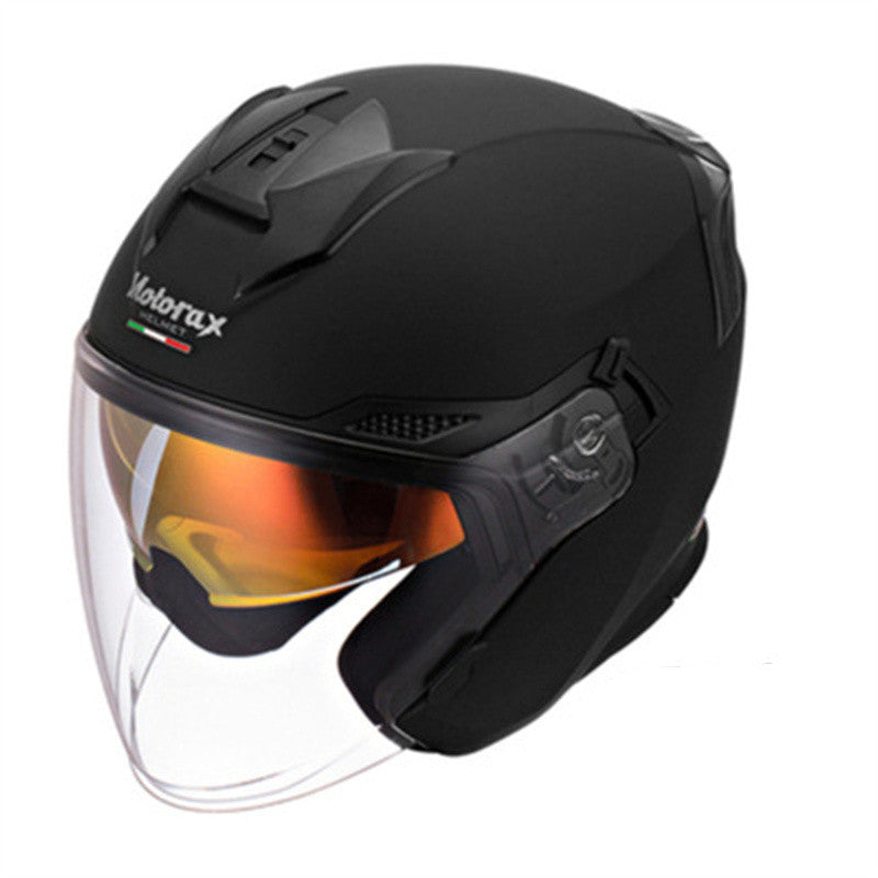 Casque de moto personnalisé à double lentille