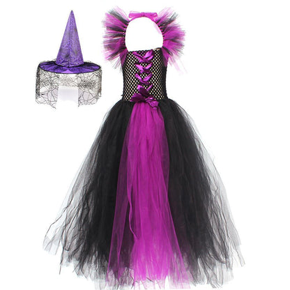 Halloween Children's Clothing Witch Dressing Dress Show