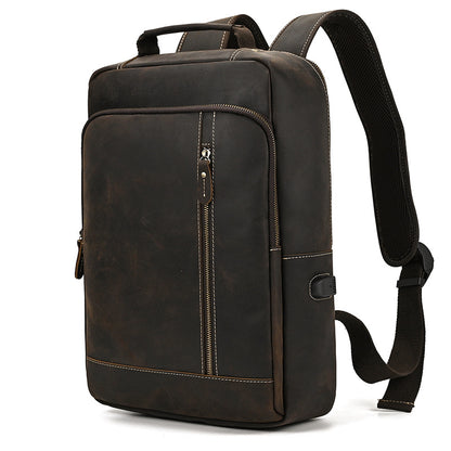 Fashion Large Capacity Leather Backpack