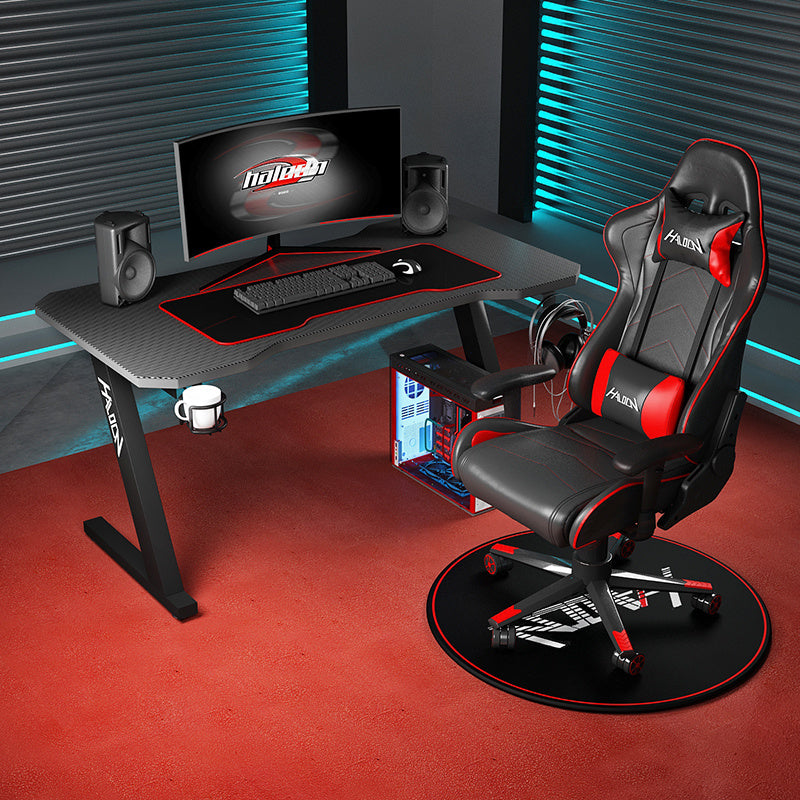 Carbon Fiber Internet Cafe Lift Computer Table