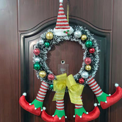 Décorations de Noël Clown à quatre pattes à suspendre à une porte