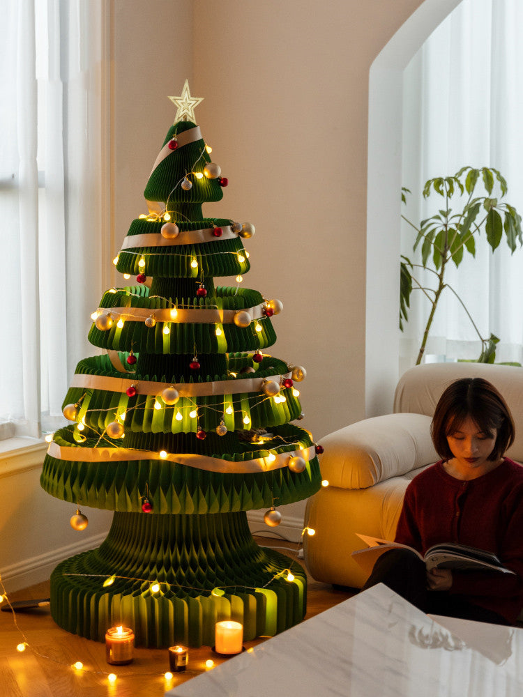 Décoration de sapin de Noël en origami Ornements créatifs