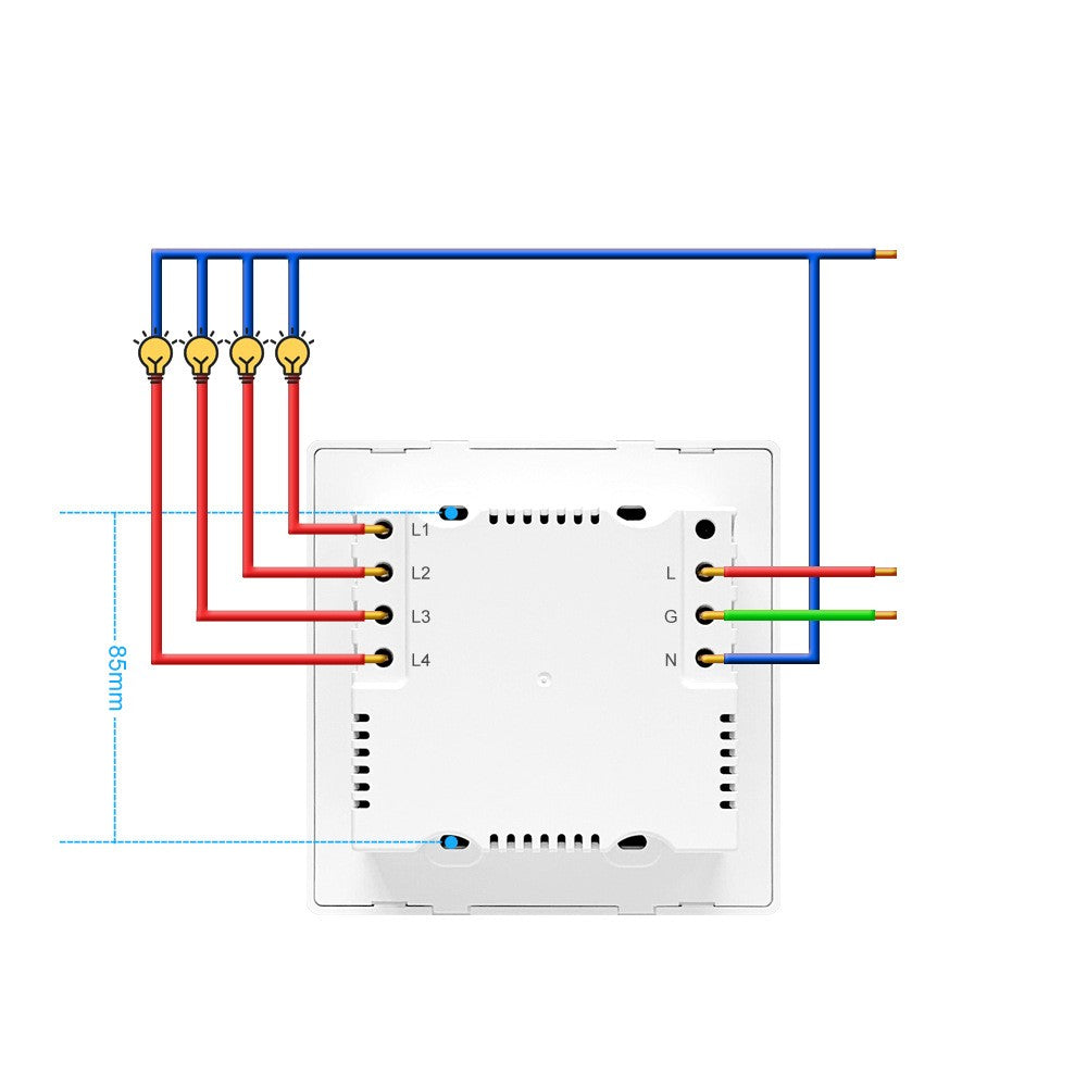 Applique murale WiFi avec prise