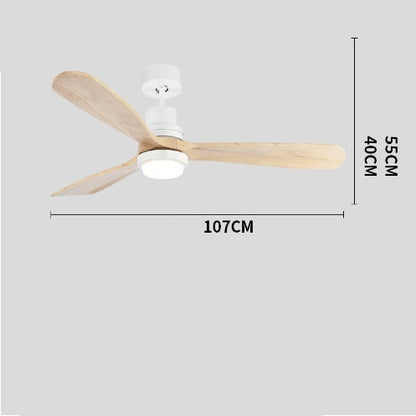 Modern Simple Living Room Ceiling Fan Lamp