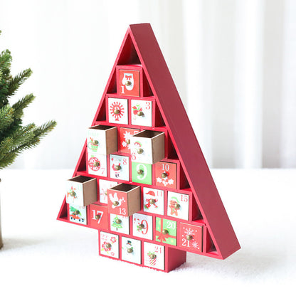 Regalos para niños Calendario navideño Adornos de escritorio