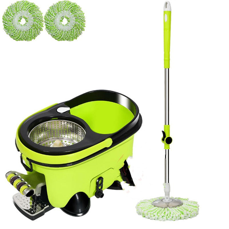 Four Drive Foot On Rotary Mop Bucket