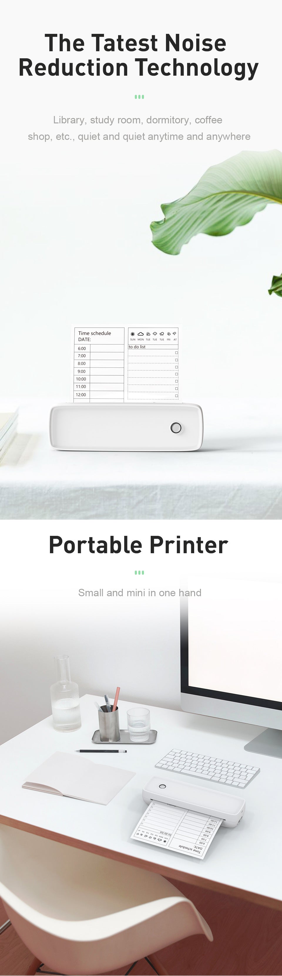 A4 Thermal File Document Printer