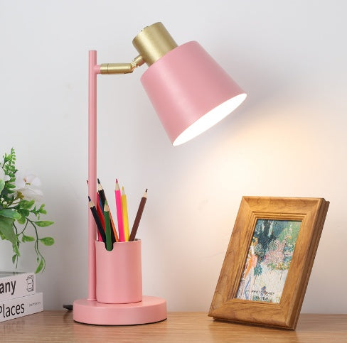 Learning Special Creative Pen Holder Eye Protection Small Table Lamp