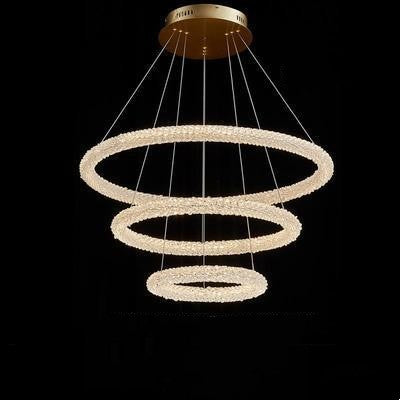 Internet Celebrity Ring Lamp Crystal Chandelier