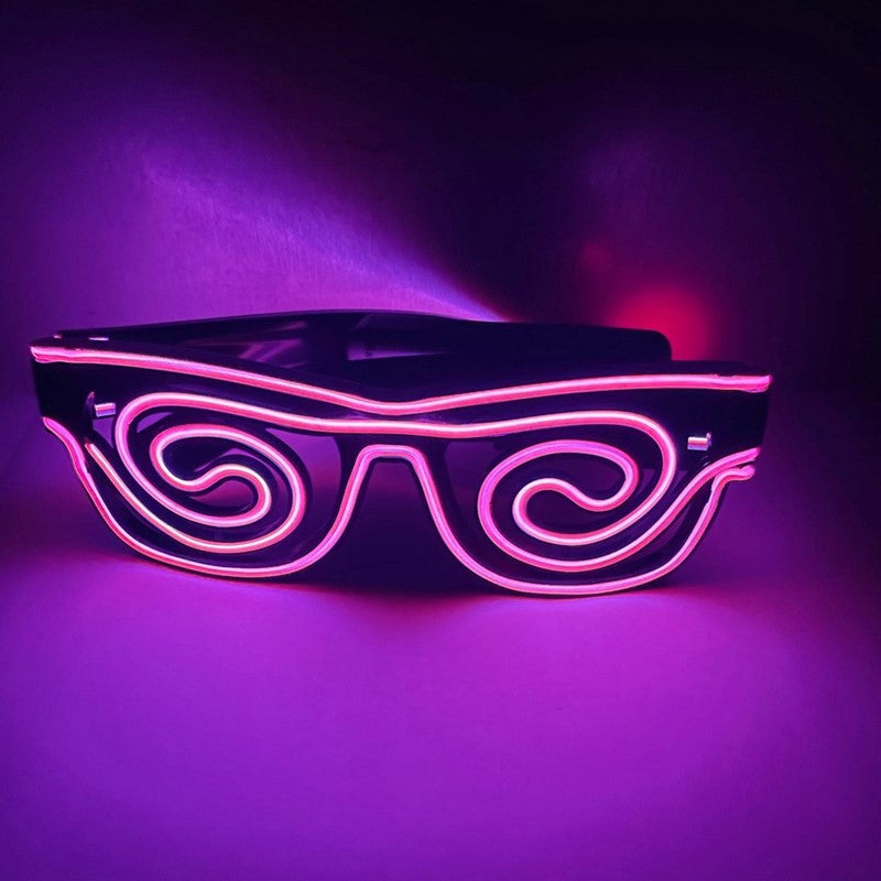 Gafas de luz fría deslumbrantes accesorios para fiestas