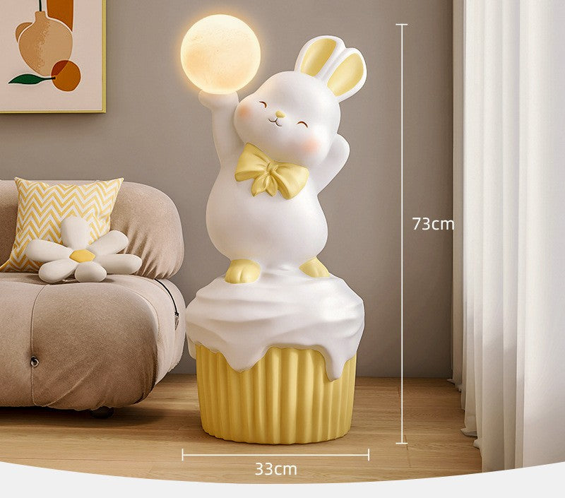 Rabbit Ornament Bedside Pat Lamp Home Decoration