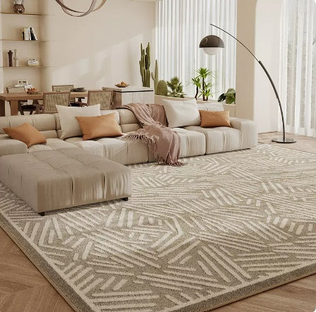 Tapis de salon en damier, coussin de sol pour chambre à coucher, canapé, Table basse, couverture résistante à la saleté