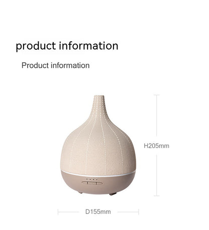 Humidificateur silencieux par atomisation de ciment fait à la main, Mini diffuseur d'arôme ultrasonique pour la maison