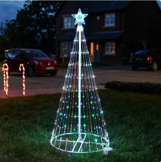 Guirlande lumineuse LED multicolore pour sapin de Noël, décorations de jardin, de campagne