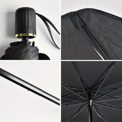 Parasol plegable para parabrisas de coche, mantiene el vehículo fresco, bloquea los rayos UV, protege el interior del coche, fácil de almacenar y usar, reducción de calor, protección UV, fácil instalación: ajuste universal, material duradero