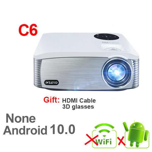 New Smart Android Electronic School Shape HD 1080P 4K Projector